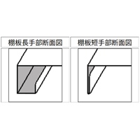EA976EB-90 875/150kg/5段軽量棚 SUS製_選択画像03