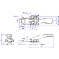 EA639FB 163kgトグルクランプ(ラッチ型)_選択画像04