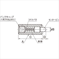 EA948DA-74 M8軽荷重スプリングプランジャ-_選択画像02