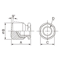 EA948DM-13 M16x33mmトグルパッド_選択画像02