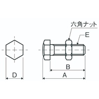 EA948DN-23 M10x60mm焼入スラストボルト_選択画像02