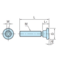 EA948DN-132 M12x85パッド付スラストボルト_選択画像03