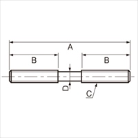 EA948DP-58 M20x400mm焼入スタッドボルト_選択画像04