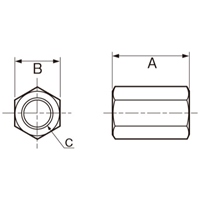 EA948DS-5 M16x48mm焼入カップリングナット_選択画像02