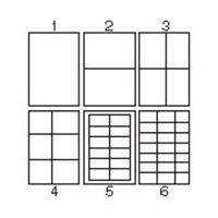 EA759XD-6 A4判21面プリンターラベル100枚_選択画像02