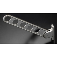 550x160mm窓壁用物干し(アルミ製/ブロンズ)