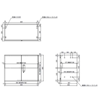 EA954DJ-2 900x450x690mm両開キ書庫_選択画像04