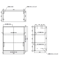 EA954DJ-13 900x450x1030mm引キ戸書庫_選択画像04
