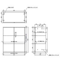EA954DJ-21 900x450x1030mm両開キ書庫_選択画像04