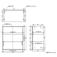 EA954DK-13 900x500x1030mm引キ戸書庫_選択画像04