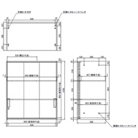 EA954DK-16 900x500x1030mm3枚引キ戸書庫_選択画像04
