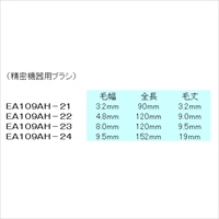EA109AH-24 9.5mm精密用導電ブラシ(銅合金)_選択画像02