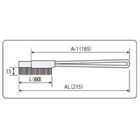 EA109GB-2 215mm ブラシ(豚毛製/直)_選択画像03