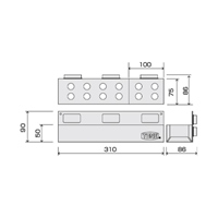 EA508SM-21 310x 75x90mm マグネットトレー_選択画像04