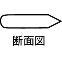 EA522AK-32 76x25x9.5mm 油砥石(櫛形/細目)_選択画像02