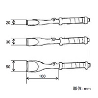 EA572CJ ３本組 フラットチゼル_選択画像03
