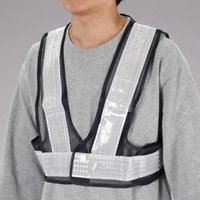 EA983R-102 LED安全ベスト(紺/白)