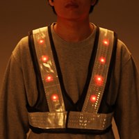 EA983R-102 LED安全ベスト(紺/白)_選択画像04