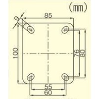 EA986GA-1 キャスタ固定/ソフトラバ-125mm_選択画像04