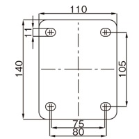 EA986GA-2 キャスタ固定/ソフトラバ-160mm_選択画像04