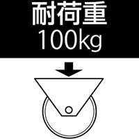 EA986GA-3 キャスタ固定/ソフトラバ-200mm_選択画像03