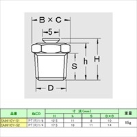 EA991CY-51 R 1/8x12.5mm レリーフニップル_選択画像04