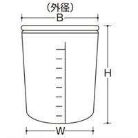 EA991KW-5 500ml PP製カップ(5個)_選択画像04
