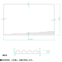 EA997RA-2 1.0x2.0m/3.0ゴムマット(筋入緑_選択画像04