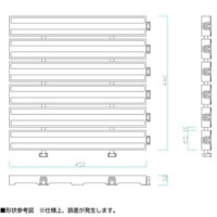 EA997RJ-106 440x450スノコ(組立式/ブルー)_選択画像04