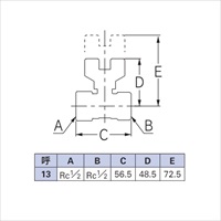 EA425AC-613 Rc1/2xRc1/2ボールバルブ_選択画像03