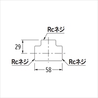 EA432MB-20 給水管チ-ズ(クロムメッキ)_選択画像02