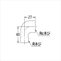 EA432MJ-13 給水管エルボ(クロムメッキ)_選択画像02