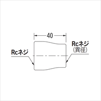 EA432NA-25C Rc3/4xRc1砲金ソケット_選択画像02