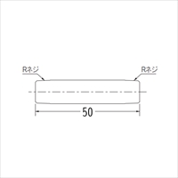 EA432NR-201 R3/4x50mm長ニップル(砲金)_選択画像02
