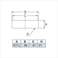 EA468DH-11 40A/G1･1/2(内ネジ)目皿_選択画像02