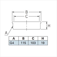 EA468DH-25 100A/G4(外ネジ)目皿_選択画像02