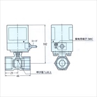 EA470BH-3 電動式ボールバルブ(AC100V/ステ_選択画像02