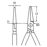 EA537MB-10 160mm絶ラウンドノ-ズプライヤ_選択画像04