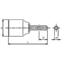 EA625A-4A 1/4sqxW1/2全ネジソケット_選択画像03