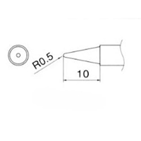 EA304AG-2 R0.5mm交換用コテ先