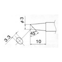 EA304AG-8 3.0mm交換用コテ先