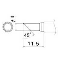 EA304AG-10 4.0mm交換用コテ先