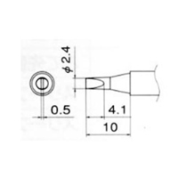 EA304AG-14 2.4mm交換用コテ先