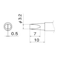 EA304AG-19 3.2mm交換用コテ先