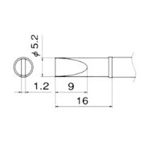 EA304AG-20 5.2mm交換用コテ先