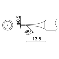 EA304HD-3 φ0.5コテ先EA304HD-50B･-50C用
