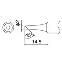 EA304HD-5 φ2.0コテ先EA304HD-50B･-50C用