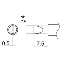 EA304HE-2 4.0mmコテ先(EA304HE用)