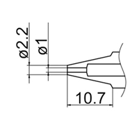 EA323HD-3 1.0mm交換用ノズルEA323HD用