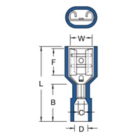 2.0[差込形]絶縁接続子(雌/80個/青)_選択画像03